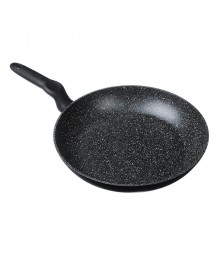 SATOSHI Стоун Сковорода литая d28см, антипригарное покрытие Мрамор, индукция доставкой - Новосибирск, Новокузнецк, Горно-Алтайск. Низкие цены, большой ассортимент посуды оптом