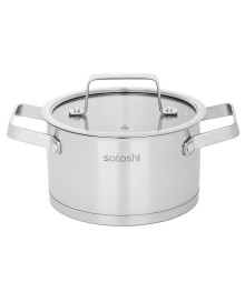 Шато Кастрюля 18х10,5см. 2,5л. со стекл. крышкой, индукция