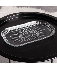 Блюдо стеклянное VETRO диам 29*18 см PL1183GCL (12/1) Иран