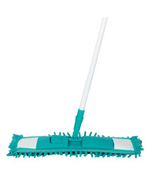 Швабра с насадкой из микрофибры MopM4 <Лапша> бирюзовая