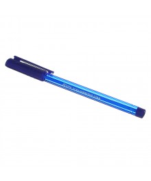 Ручка шариковая синяя "Альфа", с тонированным трехгранным корпусом, 0,7 мм, инд. маркировка 50шт/уп