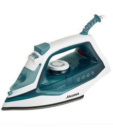 Утюг АКСИНЬЯ КС-3006 белый с серо-зеленым: 2200 Вт, антипригарное покрытие(10)