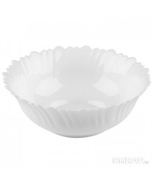 Салатник Dolche Vita, объем 700 мл, опаловое стекло, цвет - белый