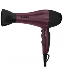 Фен DELTA DL-0937 черн/бордо, 2200Вт, турмалин ионизация (Россия)(12)