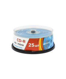 диск Mirex CD-R Brand 48X 700MB  Cake box 25 (25/300) цена за 25шт