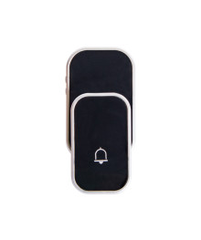 Звонок С01 чёрный беспроводной (от сети, кнопка от бат. 1*А23)