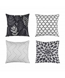 Наволочка декоративная 40х40см, 100% полиэстер, "Скандинавские узоры", 4 дизайнало оптом. Покрывало оптом со склада в Новосибирске. Покрывала оптом с доставко по Дальнему Востоку.