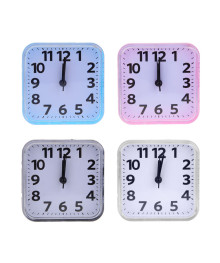 Часы будильник LADECOR CHRONO, 8,5х8,5х3,5см, 1xAA, пластик, 4 цвета