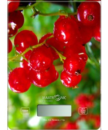 Весы кухонные MAXTRONIC MAX-1031-4 Красная смородина (прямоуг, электронные, 5 кг/1г) 24/уп кухоные оптом с доставкой по Дальнему Востоку. Большой каталогкухоных весов оптом по низким ценам.