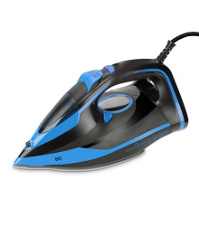 Утюг BQ SI1005 Чёрно-синий (3000Вт керам, автоотключ 30сек/8мин, пар удар, самооч, капля-стоп)
