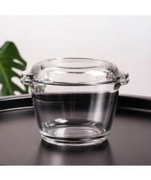 Кастрюля стеклянная для СВЧ с крышкой 0,9л ПУ LEO BL7161GCL (12/1) Иран