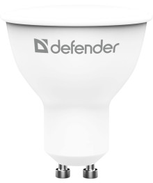 Эл. лампа светодиодная Defender LED-MR16 -10W/865/GU10 софит, холодный дневной)уп.1шт