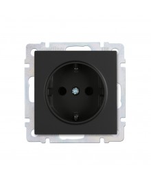 Нептун Розетка с заземлением 16А черная (SBE-05b-16-S1-Z)оптом с доставкой по Дальнему Востоку. Большой каталог розеток оптом по низкой цене. Розетки оптом.