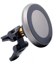 Зар уст SmartBuy Беспроводное 10 Вт, магн. держатель, в в. решетку 5-9В, 2 gen., (SBP-W-046m-auto)