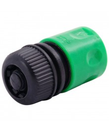 Соединитель Park HL029 1/2" с аквастопомСадовый инвентарь оптом. Лейки оптом с доставкой по РФ. Садовые лейки оптом.