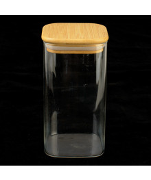Банка с крышкой квадратн. 700мл 8*15 YAD39 стекло (524301)