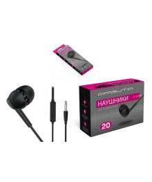 гарнитура OT-ERG63 чёрные ( вакуум, 3.5мм)