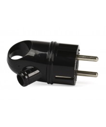 сет/вилка Smartbuy, с кольцом с заземлением черная 16А 250В (SBE-16-P03-b)ки оптом с доставкой по Дальнему Востоку. Удлинители оптом по низкой цене со склада в Новосибриске.