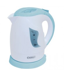 Чайник ENERGY E-209 бело-голубой (1л, диск) 12шт/упосибирску, Барнаул, Горно-Алтайск, Ленинск-Кузнецк, Кемерово, Томск. Большой каталог пластиковых ча