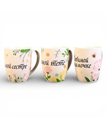 Кружка  керам 330мл чайная  для Родных 8043-7 (536931)