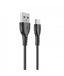 Кабель USB - TYPE C  BOROFONE BX51 чёрный,  3A, 1мВостоку. Адаптер Rolsen оптом по низкой цене. Качественные адаптеры оптом со склада в Новосибирске.