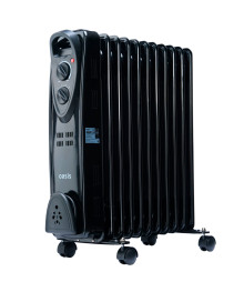 масл.рад-р Oasis  US-25B чёрный (2,5 кВт, 11 секц)