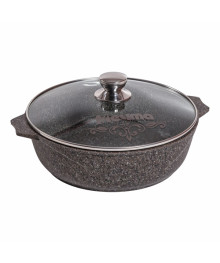 Мечта Жаровня литая 6л АП Premium Mokko 32 см со ст крышкой арт 36902 (4)