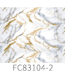 Пленка самоклеющаяся Grace FC83104-2-90 белый мрамор, повышенная плотность, 90см/8м