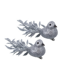 Птицы на прищепке 2 шт, 3,2x13см, пластик, 26-534