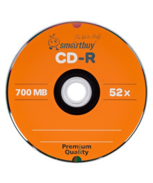 диск Smart Buy CD-R 52x, 700Мб, в шпиле, 100шт (SBCD-R100S)/600