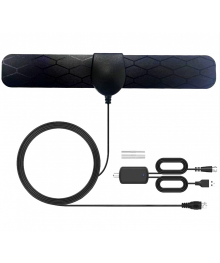 Антенна ком. Selenga 202A активная (с усилителем , DVB-T2/ДМВ, питание от USB, 25дБ, кабель 3м)