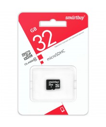 Пам.MicroSDHC,32Gb Smart Buy (Class 10) LE без адаптераужаем в Красноярск, Иркутск, Якутск, Кызыл, Улан-Уде, Хабаровск, Владивосток, Комсомольск-на-Амуре.