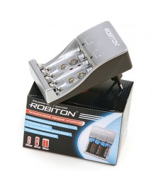 Зар уст Robiton Smart S500/plus (2,4  R3,R6,NiMh, NiCd, 1-2 9V(крона), полностью автоматич, 500мА) оптом со склада в Новосибирске. Большой каталог зарядных устройств оптом со склада в Новосибриске.