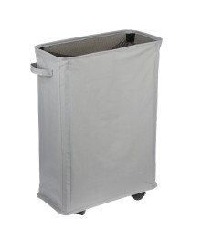 Корзина для белья, органайзер для ванной на колесиках, оксфорд 600D, 58х39х18,5 см, объем 42 л