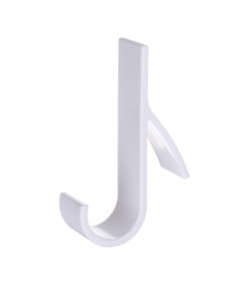 Крючки для ванной на радиатор обогрева, 4шт, полистирол, белый