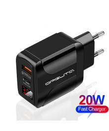 Блок пит USB сетевой Орбита OT-APU54 черный с TYPE-C и USB (PD+QC3.0, 4000mA)