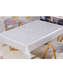 Клеенка GRACE GP-8530B, серебро тиснение, ткань с пвх покрытием 1,37(+-3)х20м