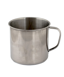 Кружка нерж 600 (550) мл, h10см, Эконом уп6 (51360)