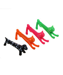 Ручка шариковая настольная синяя, в форме котика и собачки, 5 дизайнов