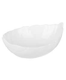 Листья Салатник, опаловое стекло, 14см