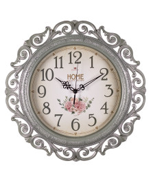 Часы настенные СН 4126 - 010 круг ажурный d=40,5см, корпус оливковый с серебром "Классика" (5)