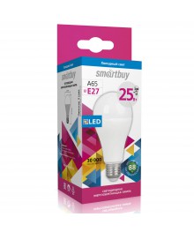 Эл. лампа светодиодная  Smartbuy A65-25W/6000/E27 (SBL-A65-25-60K-E27)нецк, Ленинск-Кузнецк, Барнаул, Горно-Алтайск, Бийск и др. Большой каталог светодиодных ламп оптом.