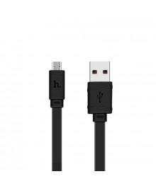 Кабель USB - micro USB HOCO X5 Чёрный  2.4A,1м