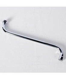 Гусак для ванной круглый рус 35см М16*440 (501997)