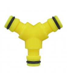 Соединитель штуцерный (тройник), пластикСадовый инвентарь оптом. Лейки оптом с доставкой по РФ. Садовые лейки оптом.