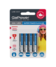 Бат LR3 GoPower BL4 Alkaline 1.5V (4/48/576)
