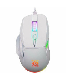 Мышь Defender провод игр Rock GM-552 RGB 7кн, 7200 dpi, белая