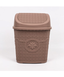 Корзина для мусора  8,35л, 260х210х248мм ASD038-BR коричневая (Турция)