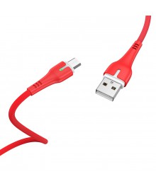 Кабель USB - micro USB HOCO X45 Surplus 1 метр, 2.4A, индикатор, ПВХ, красныйВостоку. Адаптер Rolsen оптом по низкой цене. Качественные адаптеры оптом со склада в Новосибирске.