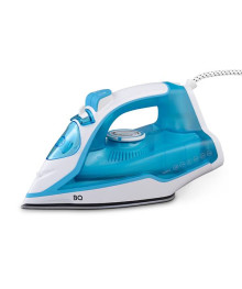 Утюг BQ SI1001 Белый-синий (2600Вт, керамич, защита от перегрева, пар удар, самоочистка)